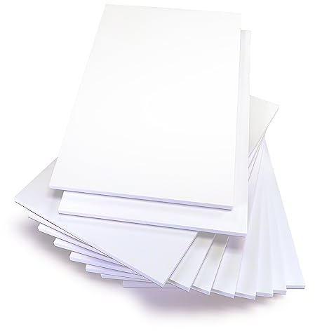 Memo Pads - Note Pads - Scratch Pads - Writing pads - 10 Pads with 50 sheets in Each Pad (5.5 x 8.5 inches)