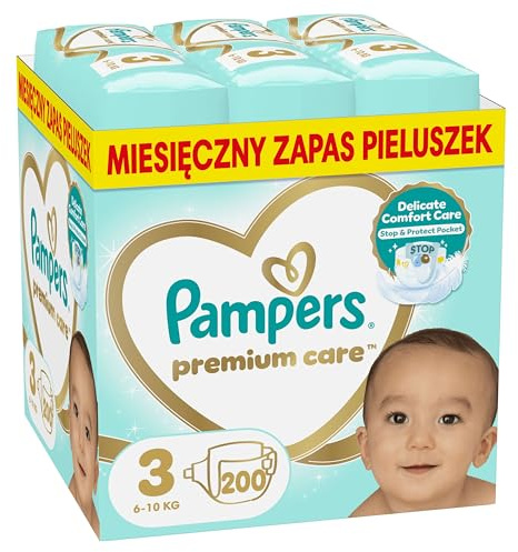 Pampers Premium Monthly Box S3 204 pièces