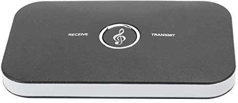 ASHATA Transmisor y Receptor Bluetooth, para Adaptador Bluetooth 5.0 Transmisor y Receptor USB Convertidor de Audio estéreo inalámbrico, cancelación de Eco AEC incorporada