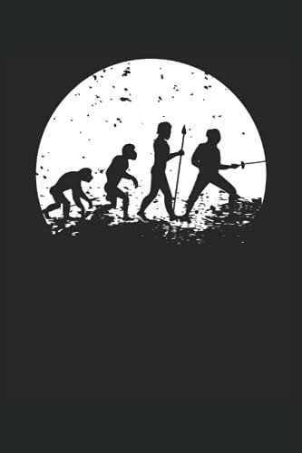 Fechter Evolution Notizbuch (liniert) Fechten Fechtsport
