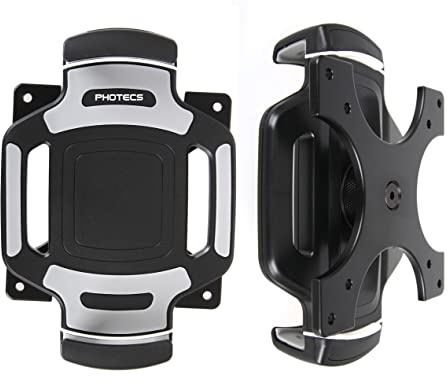 Photecs® Tablet-Stativ-Adapter für VESA 75/100, Universal Halterung Halter f. Tablet-PC 6 bis 14 Zoll (ideal für iPad Pro 12.9), auch für Geräte mit Schutzgehäuse geeignet