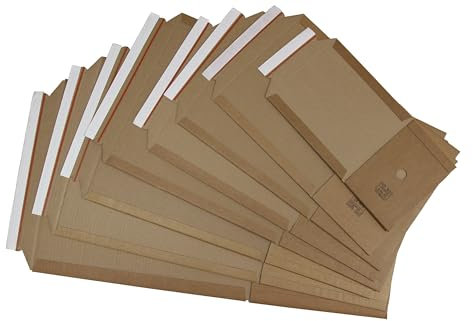 Universal Wickelverpackungen aus Mikro-Wellpappe Karton Gr. 245x165x20-70mm (PS.303) (600)