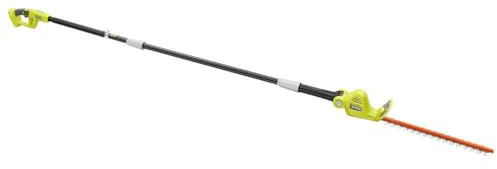 RYOBI ONE+ 18V 18in. Cordless Battery Pole Hedge Trimmer (Tool Only),GREEN