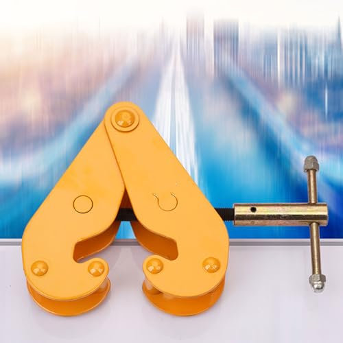 ATYUJKB Beam Lifting Clamp, Lifting Pliers Vertical Steel Plate Clamp, Lifting Tongs Spreader, Heavy Duty Steel Beam Clamp, Vertical Plate Clamp, Plate Stone Clamp Industrial Horizontal (YC3)