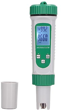 Testeur de Qualité de l'eau, 6 en 1 PH EC TDS Salt SG Temp Mètre Testeur D'affichage Numérique Testeur de PH Eau Potable, Culture Hydroponique, Plantes, Plantation D'aquarium et de Piscine