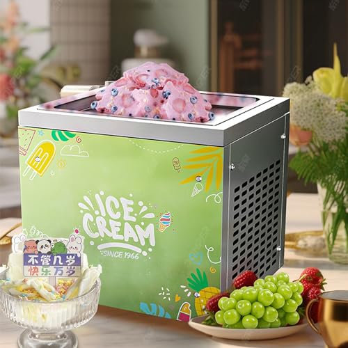 Macchina Per Rotoli Gelatosaltati Inpadella,macchinaperrotoli Gelato In Acciaioinossidabile Con Strato Schiuma Poliuretano,360°scongelamento,nessun Pre-raffreddamento Richiesto,rapidauniforme