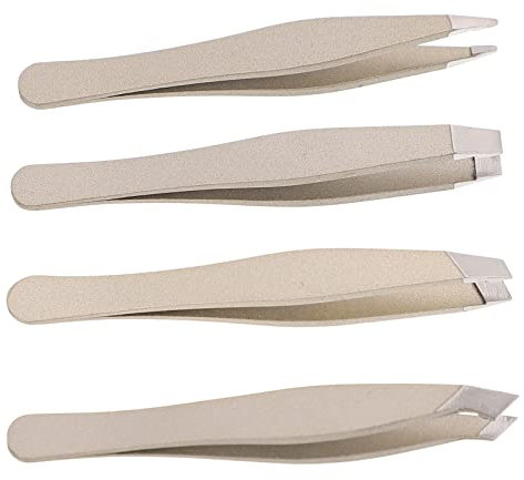 Beatifufu 4stücke Augenbrauenpinzetten Aus Fortschrittlichen Materialien Langlebig Und Robust Als Brauenwerkzeug Für Make-up Und Tägliche Augenbrauenpflege