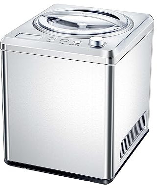 guiling-1986 Heladera Máquina de Helados de Acero de Gran Capacidad for el hogar, Completamente automática con refrigeración, máquina de Helados de Frutas for niños Maquina de Helado