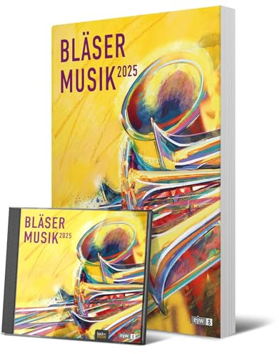 Paket Bläsermusik 2025: Notenheft und Doppel-CD