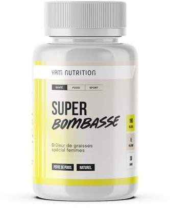 Super Bombasse - Bruleur de Graisse Femmes Puissant - Coupe faim puissant et efficace - Guarana & thé vert - YAM Nutrition