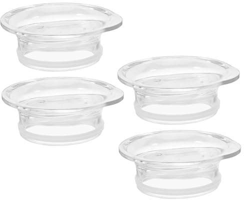 MOTHNUR 4piezas Taza Mate Funda Protectora Tapa Antipolvo De Plástico Mate Accesorio Tapa Protectora