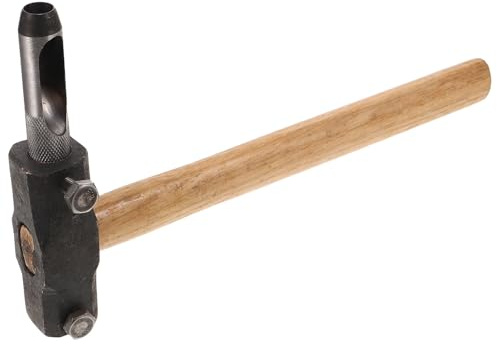 UPKOCH Strumento per Inoculazione di Miceti con Martello Perforatore e Punzone per Tronchi Set per Coltivazione Funghi in Giardino Domestico Utensile Durevole per Piantagione Precisa