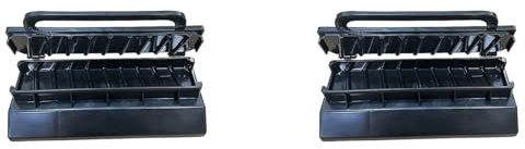 YGBWAOV 2X Prensa Grande para Hacer Kebab, Kabab de Plástico Negro, Molde Manual para Kebab, Brochetas para Barbacoa para Kebab