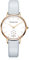 VICTORIA HYDE Fashion Elegant Women Watch with Clear White Dial Analog Quartz Detachable Genuine Leather Strap