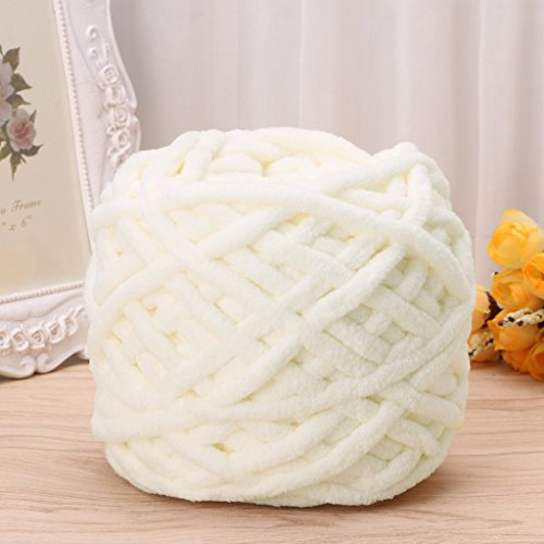 100g / 1 Ball weiche Baumwolle Handstrickgarn, klobig gewebt Garn häkeln Kammgarngarn