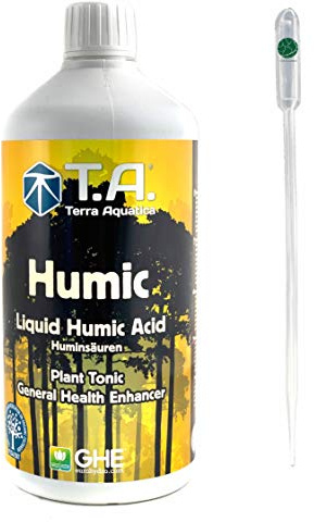 Ivorys-garden General Europe Hydroponics Black Diamond 1 liter Tera Aquatica T.A. Humic Black huminsyra pipett jord Coco Hydro Bio Ponics jordförbättrare aktivator