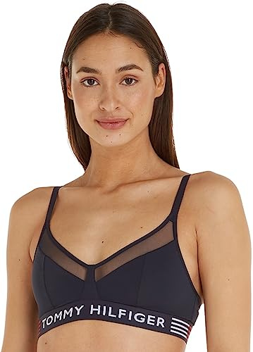 Tommy Hilfiger Damen Triangel BH Stretch, Blau (Desert Sky), XL