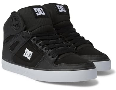 DC Shoes Herren Pure HIGH-TOP WC Schuh, Black/Black/White, 41 EU