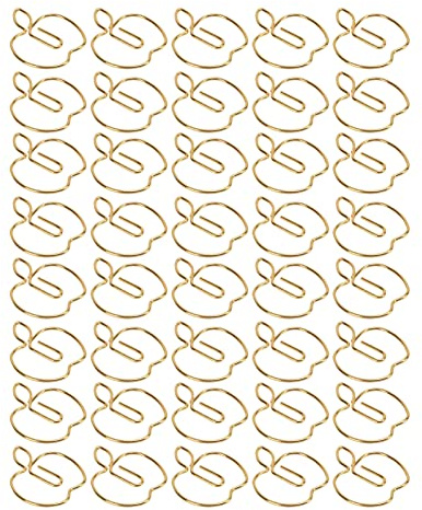 Büroklammer, Bastelbüroklammer Goldene Äpfel Form Kreativität Persönlichkeit Exquisite Verarbeitung zur Dekoration!