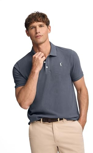 Polo Club - Polo de Manga Corta para Hombre, 100% Algodón Premium, Corte Regular Fit Clásico, Transpirable y Casual, Tallas S a 3XL