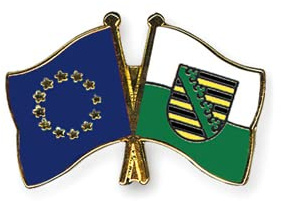 Europa-Sachsen Freundschafts Pin