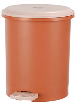 Poubelle Cuisine Poubelle à pas ronde 12L, poubelle en plastique, poubelle en plastique, poubelle intérieure amovible, poubelles ménagères, poubelles avec pédale de pile, bureau de cuisine Poubelle /