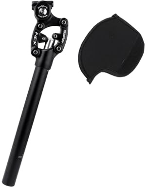 SR SUNTOUR SP12 NCX Suspension Seat Post with Protective Cover 27.2X350mm,Black