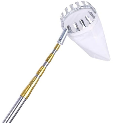 LekLai Obstpflücker, 170 cm Obstpflücker Mit Teleskopgriff, Leichter Apfelpflücker, Für Obstgärten, Plantagen