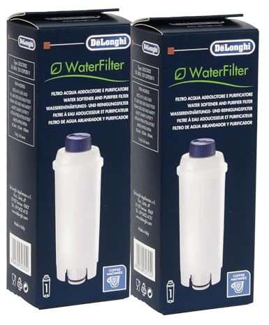DaBrema Pflegepaket für DeLonghi mit Wasserfilter DLSC002 für Kaffeevollautomaten, 2 Stück