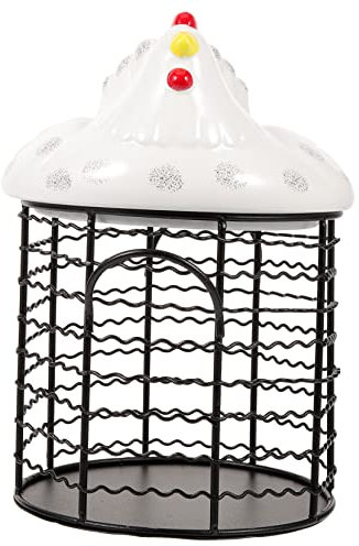 TOPBATHY Cesta De Cocina Cesta para Huevos De Malla De Alambre Almacenaje De Huevos Diseño De