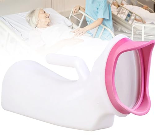BEOTAY Urinflaschen Für Frauen Für Auto,Ältere Menschen Und Inkontinenz,Weicher Mund Urinflasche Für Unterwegs,1000Ml Pinkelflasche Für Frauen,Ergonomisches Griffdesign,Wiederverwendbar
