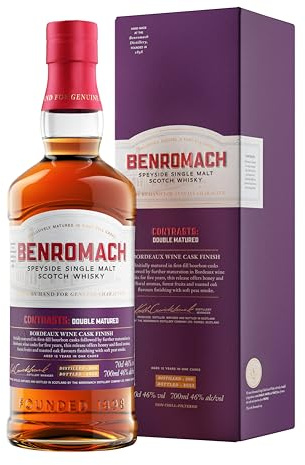 BENROMACH - 2011 Château Cissac - Single Malt Whisky - Origine : Ecosse/Speyside - Notes de miel et fruits rouges - Tourbe légère - A servir en apéritif ou en digestif - 46% Alcool - 70cl