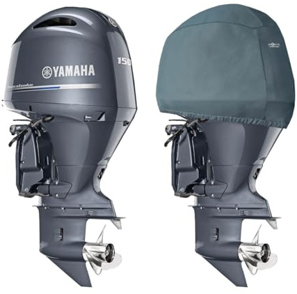 Oceansouth Passgenaue Abdeckhauben für Yamaha Außenbordmotor (F150D-F200F 4CYL 2,8L (von 2015 bis 2024))