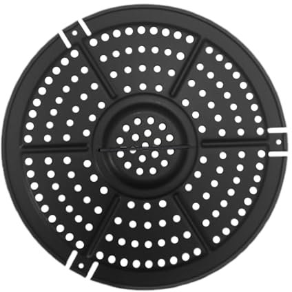 Air Fryer Ersatz-Grillpfanne – 16,5 cm Karbonstahl-Luftfritteusen | Crisperplatte für 2,5 qt-4,5 qt Luftfritteusen, Ersatzteile, Antihaftbeschichtung, spülmaschinenfestes Luftfritteusen-Zubehör