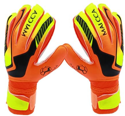 Diogeynu Torwarthandschuhe, rutschfeste Fußball-Trainingshandschuhe, Latex, Fußball-Spielhandschuhe, Wettkampf-Ausrüstung