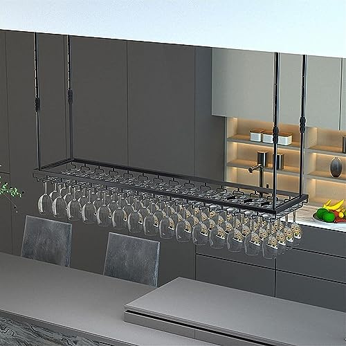 MWAYOYTE Portabicchieri da soffitto Portabottiglie da soffitto Portabottiglie da soffitto Portabicchieri da soffitto Portabicchieri da soffitto Portabicchieri da soffitto Organizzazione della Cucina