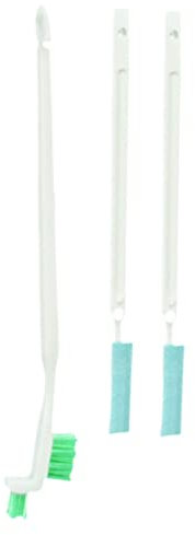 ARTSEWPLY 3 Sets Small Bottle and Crevice Cleaning Brushes for Kitchen and Baby Bottles, Long Handle Scrub Brush Set for Window Grooves and Household Cleaning