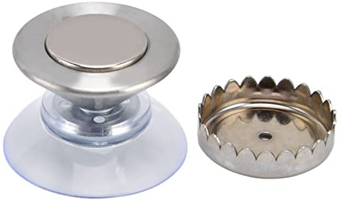 Respicefinem porta sapone magnetico supporto per cuscinetti ad alto carico forte a parete per sicurezza magnetica motorizzata per il bagno balcone fatto di 303 colorle (Supporto sapone conico)
