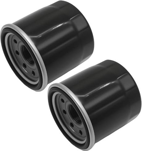 Hoypeyfiy 2 Stück KN-204-1 Ölfilter, Ersatz für Honda, Kawasaki, Triumph, Yamaha (Patrone 66 x 71mm)