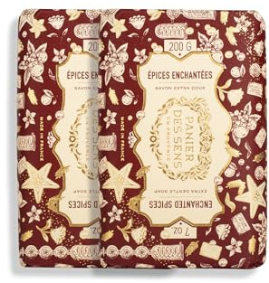 Panier des Sens - Feste Seife – extra weiche Seife mit verzauberten Gewürzen – limitierte Edition Weihnachten – Shea-Öl – 97 % natürliche Inhaltsstoffe – Duft Gourmand & Würzig – hergestellt in
