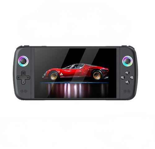 M27 Retro Handheld Game Console,7-inch IPS Screen Portable Gaming Handheld，Built-in 64G with 20000 Games,Linux System,30+ Emulators,Portable Pocket Mini Arcade (Black 64G)