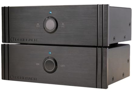OEHLBACH Phono preamplificatore per MM & MC – Twin Amp Ultra | Basso rumore e senza distorsioni | Connettori RCA placcati in oro 24 kt | Ritardo di accensione, design HiFi compatto