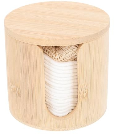 Zerodeko Discos Desmaquillantes Reutilizables de Algodón Redondos para Uso en Casa, Almohadillas Cosméticas Cómodas y Naturales para Limpieza Facial Sencilla