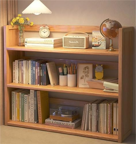 2-stufiges Tischregal, Schreibtisch Regal Organizer, Kleines Bücherregal Aus Holz, Aufsatzregal Für Küche, Büro Und Homeoffice(3 Tier,66cm)