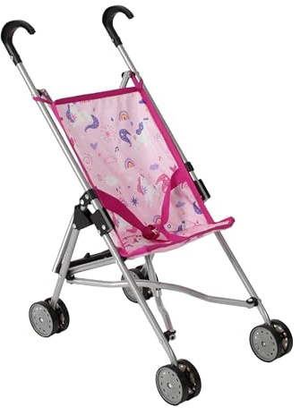 Bayer Chic 2000 – dockvagn, minivagn, rosa enhörning, rosa
