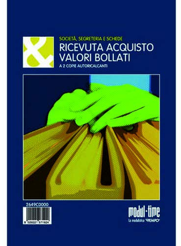 Bloc de 50 recibos para la compra de Valores Bollados en doble copia