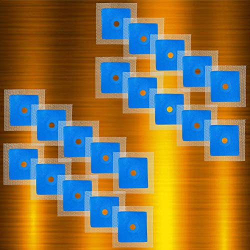 20 manguitos de pared. Junta de estanqueidad, 120 x 120 mm, orificio de 16 mm de diámetro, cinta de sellado para ducha B01