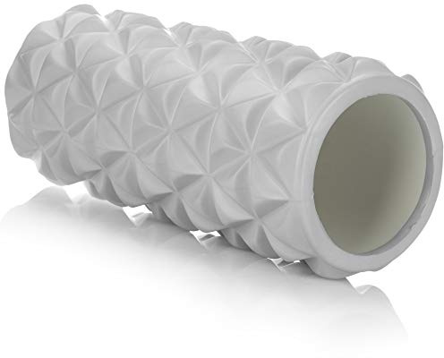 COM-FOUR® Yoga-Rolle, stimmulierender Faszienroller, Durchblutungsförderung | Fitness - Yoga - Training & Sport