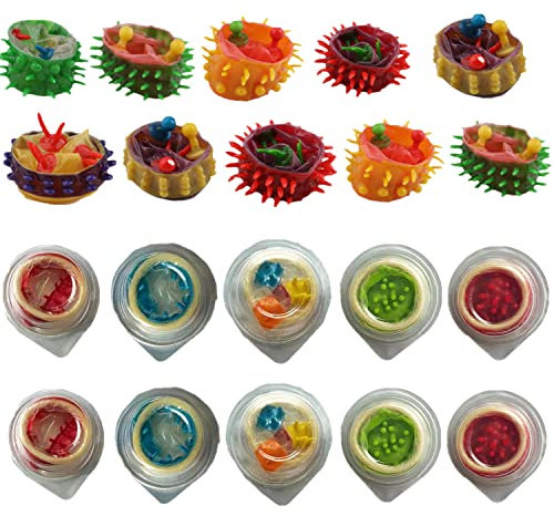 Sex Kondome Bunte Blume G-Punkt Vaginale Stimulation Kondom Sex Leben Gesundheit Produkte Ultra Dünn (zufällige Art) 24 Stück (multicolored)