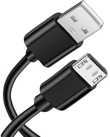 KP TECHNOLOGY Charging Cable for Samsung Galaxy S7 / S7 Edge / S6 / S6 Edge / S5 Neo Mini / A10 A10s / A03 Core / J7 Prime / J6 J6 Plus / J5 / J4 Plus / J4 J3 J2 J1 / A7 A6 S4 S3 S2 Micro USB (BLACK)